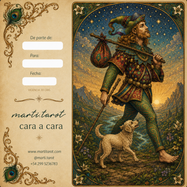 Tarjeta Regalo — Tarot Evolutivo cara a cara